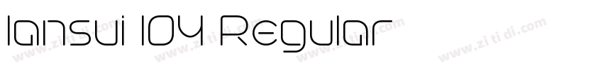 Iansui 093 Regular字体转换 Iansui 093 Regular字体转换